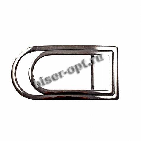Пряжка BG8078 50*99мм перекладина 30мм (10шт) цвет:т.никель