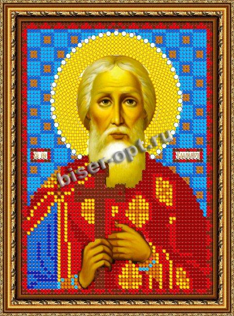 «Светлица» набор для вышивания бисером 8750М «Св. Владимир» бисер Чехия 12*16см (1шт) цвет:8750М