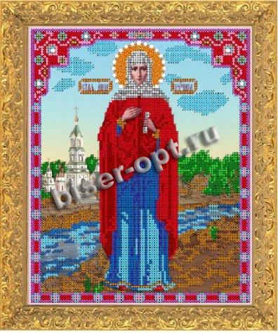 «Светлица» набор для вышивания бисером 7747 «Св.Анна Пророчица» бисер Китай 19*24см (1шт) цвет:7747