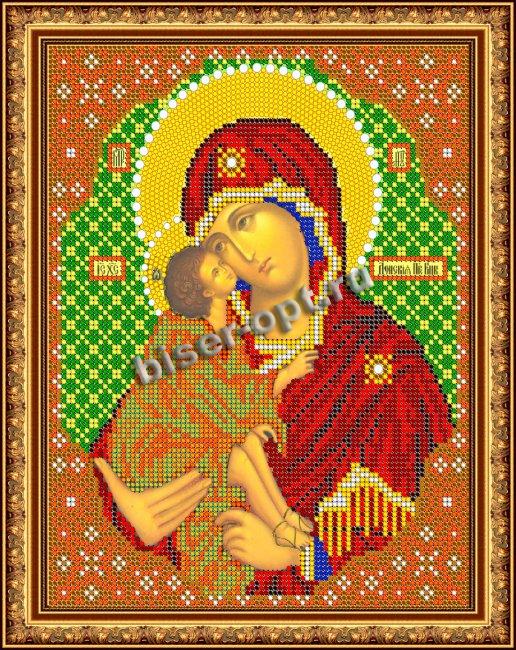 «Светлица» рисунок на ткани для вышивания бисером 441 «Прсв.Богородица Донская» 19*24см (1шт) цвет:441