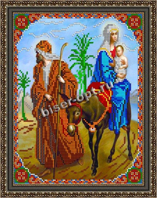 «Светлица» рисунок на ткани для вышивания бисером 442 «Изгнание» 19*24см (1шт) цвет:442