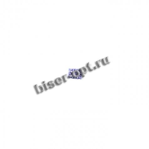 Бусина металл литье ZN-213 8*5мм (10шт) цвет:никель