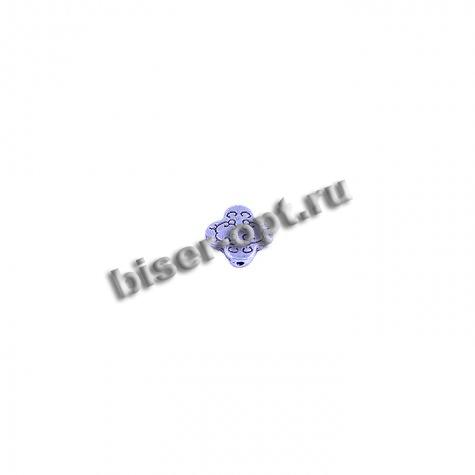 Бусина металл литье ZN-47216 d 11мм (10шт) цвет:никель