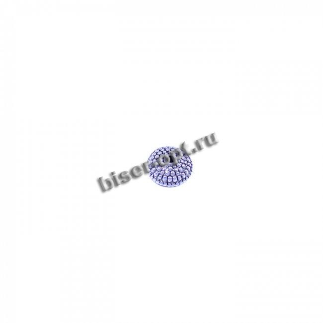 Бусина металл литье ZN-48241 d 11мм (10шт) цвет:никель
