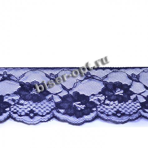 Кружево капрон 9603-01 6,5см (200ярд) цвет:075-черный