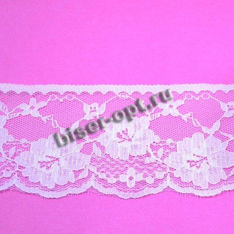Кружево капрон 9603-01 6,5см (200ярд) цвет:075-черный