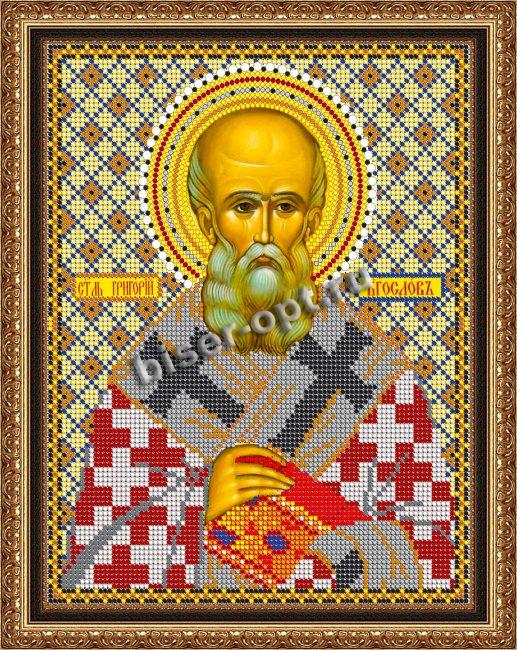 «Светлица» набор для вышивания бисером 8764 «Св.Григорий» бисер Чехия 19*24см (1шт) цвет:8764