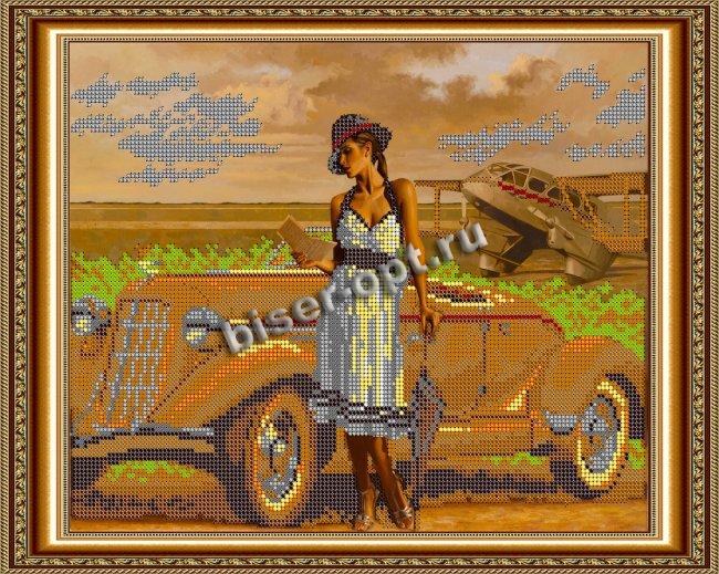 «Светлица» рисунок на ткани для вышивания бисером К-262 «Письмо» 30*24см (1шт) цвет:К-262