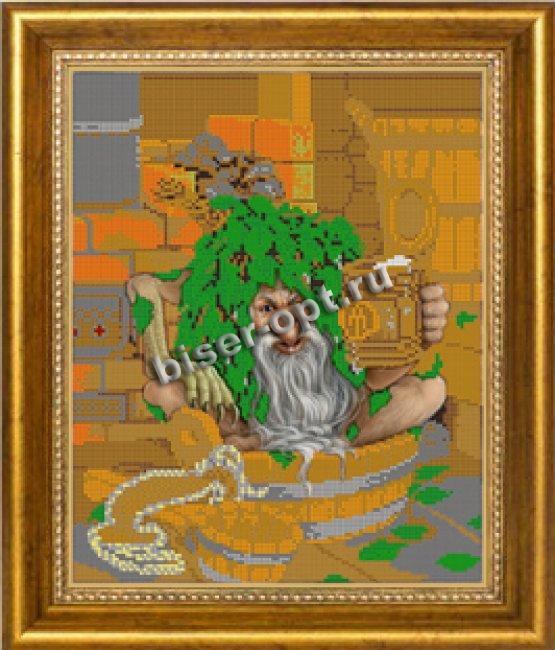 «Светлица» рисунок на ткани для вышивания бисером К-428 «Банник» 24*30см (1шт) цвет:К-428