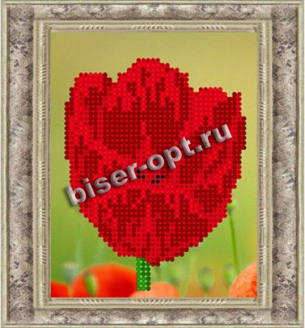 «Диамант» набор со стразами ДВ-018 «Тюльпан» 10*13см (1шт) цвет:ДВ-018