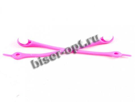 Шнурки для обуви №10915 силиконовые (резиновые) 12*0,4см (100шт) цвет:131-желтый
