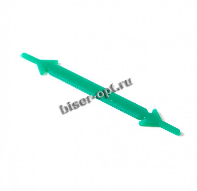 Шнурки для обуви силиконовые (резиновые) 9*1см (100шт) цвет:143-голубой