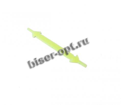 Шнурки для обуви силиконовые (резиновые) 9*1см (100шт) цвет:143-голубой