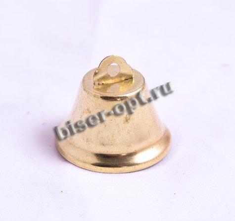 Колокольчик №11114 34мм (200шт) цвет:золото