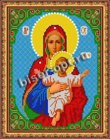 «Светлица» набор для вышивания бисером 7451 «Бца Благодатное небо» бисер Китай 19*24см (1шт) цвет:7451
