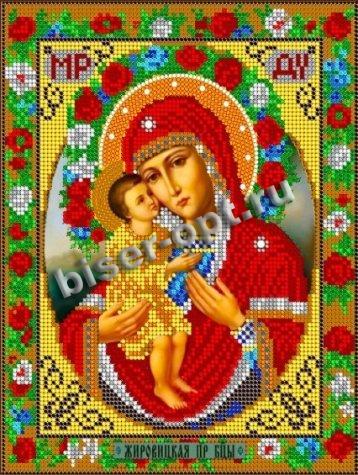 «Диамант» набор со стразами на подрамнике ДР-300 «Св. Богородица Жировицкая» 24*30.5см (1шт) цвет:ДР-300