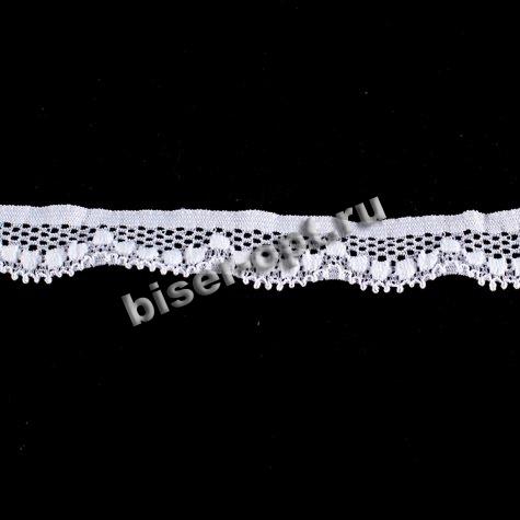 Кружево стрейч №11807 1,5см (20м) цвет:075-черный