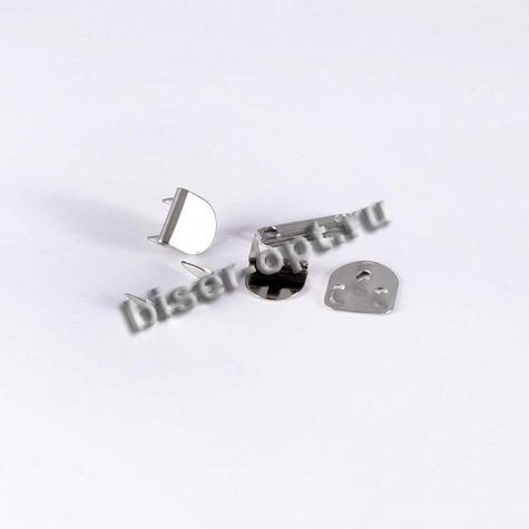 Крючки брючные №11820 3 шипа (100шт) цвет:никель