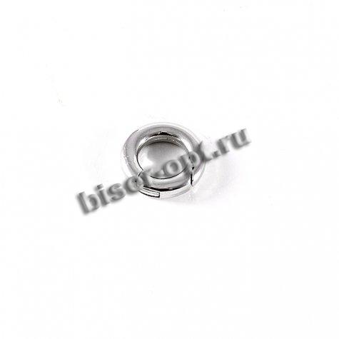 Застежка декоративная №11817 d24мм (4шт) цвет:никель