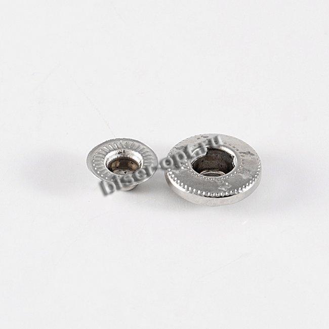 Кнопки металл № 11867 "Jeans" d 15мм (500шт) цвет:никель