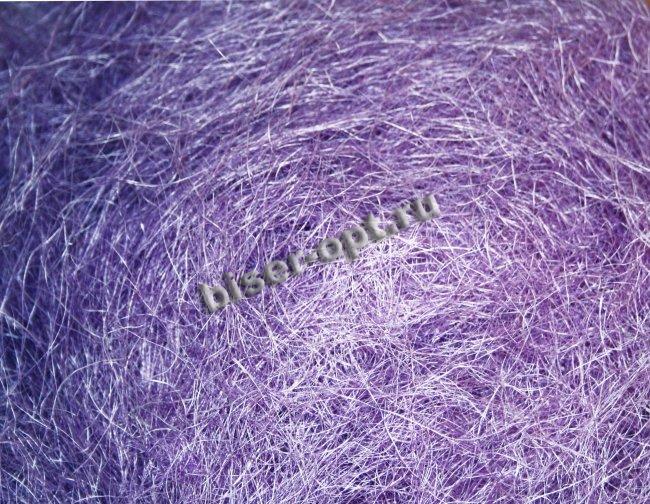 Сизаль - натуральное волокно (100гр) цвет:А004-сиреневый