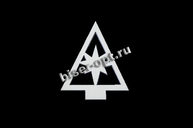 Добрый мастер деревянная заготовка для декупажа №12952 "Елочка" 6,5*8см (1шт) цвет:дерево