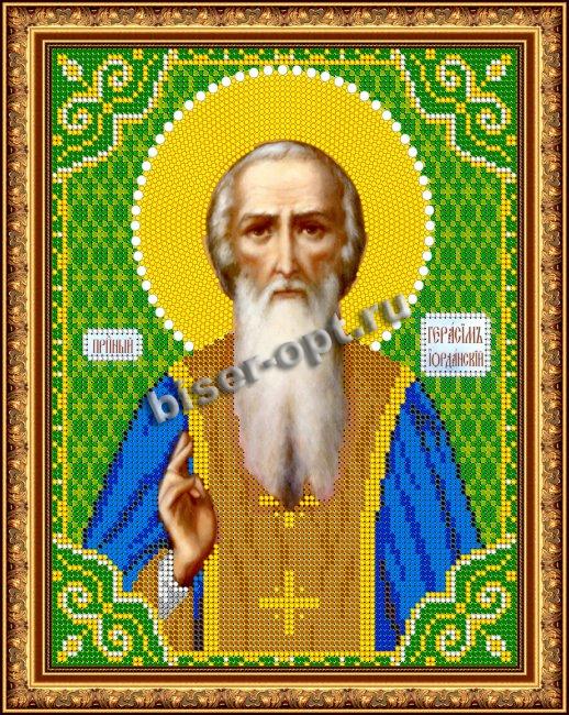 «Светлица» набор для вышивания бисером 8818 «Св.Герасим» бисер Чехия 19*24см (1шт) цвет:8818
