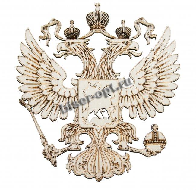 Добрый мастер деревянная заготовка для декупажа №10542 "Герб" 10*11см (1шт) цвет:дерево