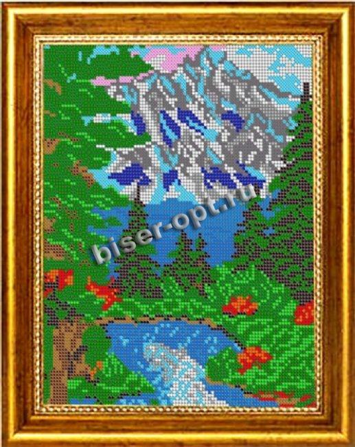 «Диамант» набор со стразами ДК-338П «Горное озеро» 24*30,5см (1шт) цвет:ДК-338П