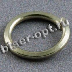 Колечко для бус S13 одинарное d 6мм (100шт) цвет:никель