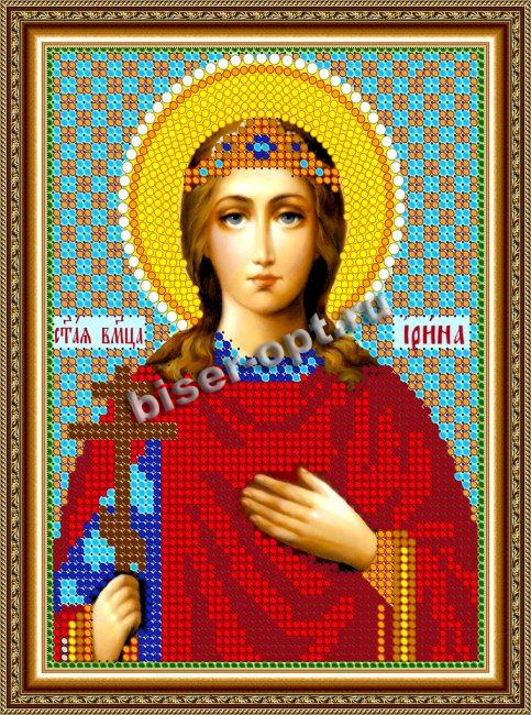 «Диамант» набор со стразами ДМ-715 «Св. Ирина» 14,3*19,3см (1шт) цвет:ДМ-715