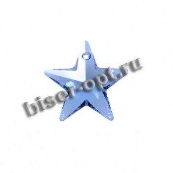 Кулон 6714 Star Pendant 20мм (1шт) цвет:211-Light Sapphire