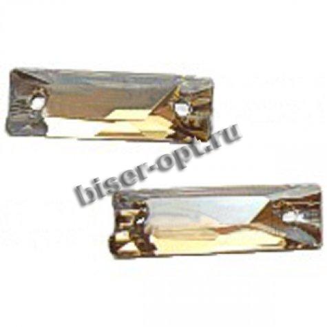 Стразы пришивные 3255 18*6мм Foiled (1шт) цвет:001GSHA-Crystal Gold