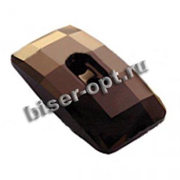 Пуговица 3093 30*16мм Unfoiled (1шт) цвет:280NUT-Jet Nut