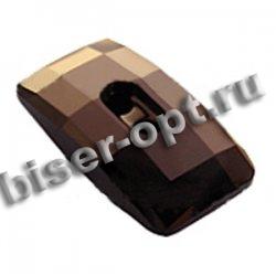 Пуговица 3093 30*16мм Unfoiled (1шт) цвет:280NUT-Jet Nut