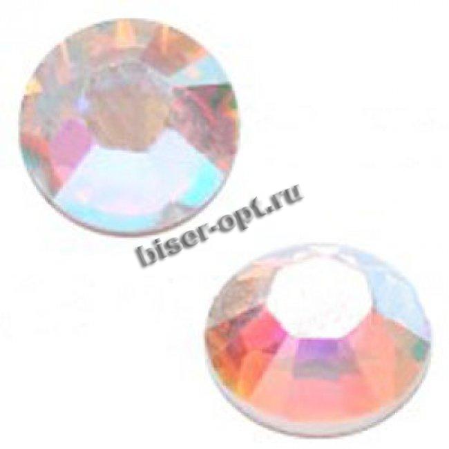 Стразы 2038 SS10 Silver-Foiled Hotfix (100шт) цвет:001AB-Crystal AB