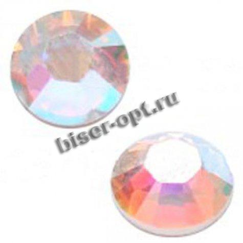 Стразы 2038 SS10 Silver-Foiled Hotfix (100шт) цвет:001AB-Crystal AB