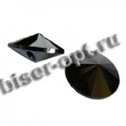 Пуговица 3015 12мм Unfoiled (1шт) цвет:280-Jet