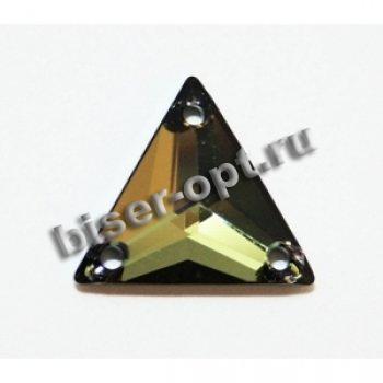 Стразы пришивные 3270 16мм M-Foiled (1шт) цвет:001TAB-Crystal Tabac