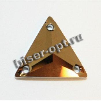Стразы пришивные 3270 16мм M-Foiled (1шт) цвет:001DOR-Crystal Dorad