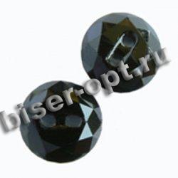 Пуговица 3014 16мм Unfoiled (1шт) цвет:280HEM-Jet Hematite