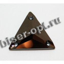 Стразы пришивные 3270 22мм Unfoiled (1шт) цвет:280NUT-Jet Nut