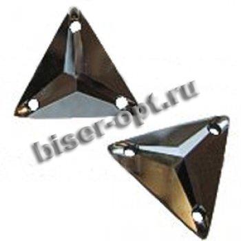 Стразы пришивные 3270 16мм Unfoiled (6шт) цвет:280HEM-Jet Hematite