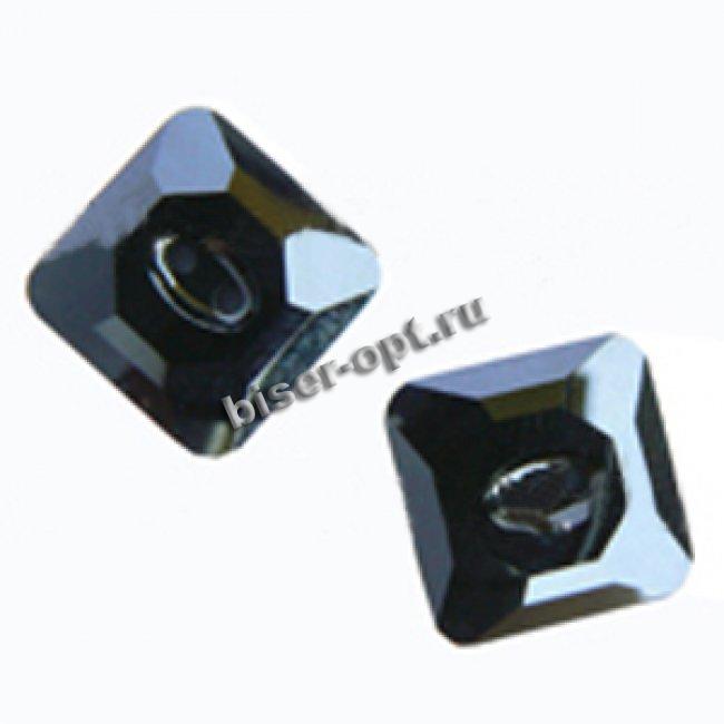 Пуговица 3017 10мм Unfoiled (6шт) цвет:280HEM-Jet Hematite