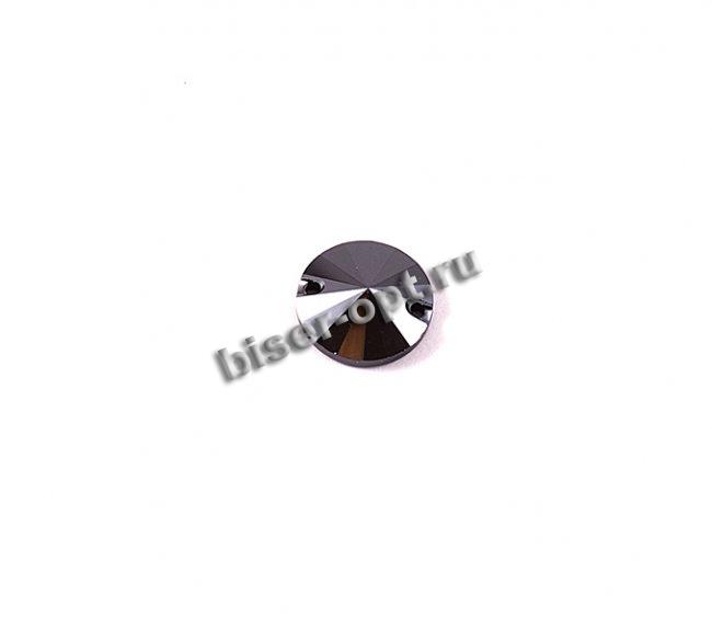 Стразы пришивные 3200 14мм Unfoiled (1шт) цвет:280HEM-Jet Hematite
