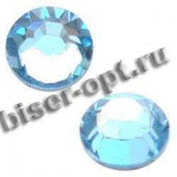Стразы 2028 SS10 M-Foiled Hotfix (100шт) цвет:202-Aquamarine