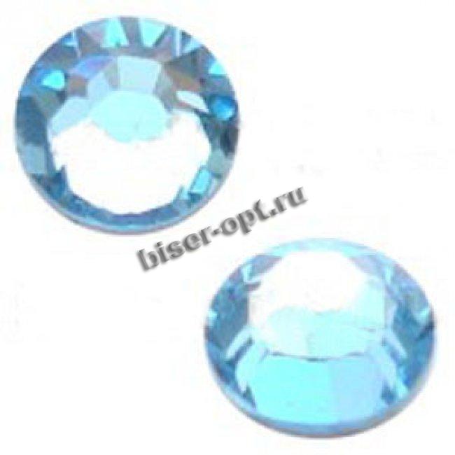 Стразы 2028 SS12 M-Foiled Hotfix (100шт) цвет:202-Aquamarine