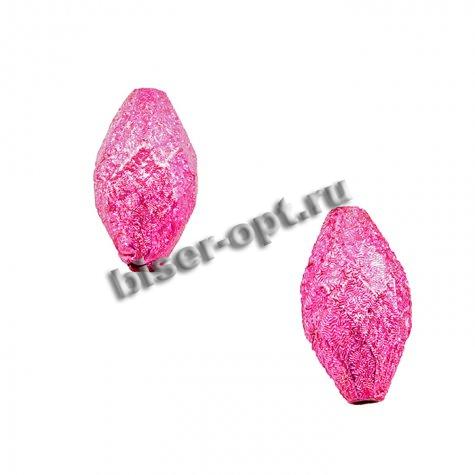 Бусины пластик SZ078 фольга