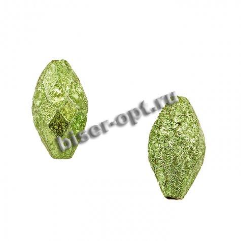 Бусины пластик SZ078 фольга