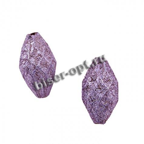 Бусины пластик SZ078 фольга